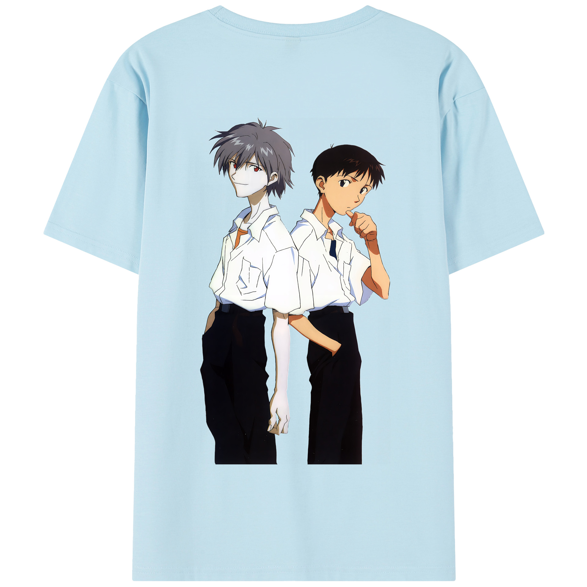 （画像用） EVA 新世紀エヴァンゲリオン 綿100％半袖Tシャツ（背面プリント）